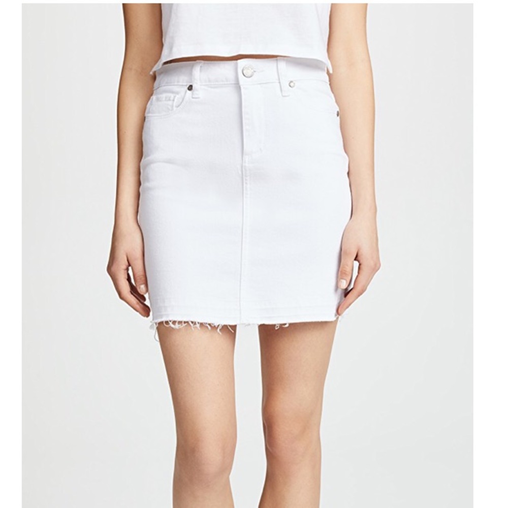 Paige denim white skirt